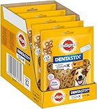 Pedigree Dentastix Chewy Chunx Zahnpflegesnacks für kleine Hunde von 5-15 kg, mit Huhn, 5 Packungen (5 x 68 g)