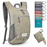 G4Free Kleiner Rucksack 10L Faltbarer Leichter Wanderrucksack Damen Herren Daypack für Outdoor Wandern Camping Reisen Klettern