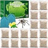 Yineaae Spinnenabwehr für den Innenbereich, 16 Stück Premium Spinnenfalle, Giftfreie Umweltfreundlich Spinnen Bekämpfen, Chemiefreie Falle, Haustiersichere Kakerlakenabwehr im Innenbereich