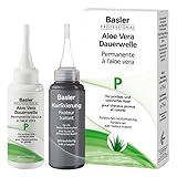 Basler Aloe Vera Dauerwelle Set P - Für poröses & gefärbtes Haar | Schonende Umformung & lang anhaltende Wellung | Kein Anmischen, gebrauchsfertig | Ammoniakfrei & Formaldehydfrei