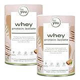 whey protein isolate Haselnuss-Schokocreme 2x600 g Doppelpack - Molkenproteinisolat aus Weidemilch - Eiweißanteil von 91% zum Muskelaufbau & mit allen essentiellen Aminosäuren - Laktosefrei glutenfrei