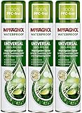 Imprägnol Waterproof Universal 100% PFC-frei: Imprägnier-Spray geeignet für Textilien, Leder und Hightechgewebe, 400 ml, 3er Pack