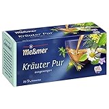 Meßmer Kräuter pur | 25 Teebeutel | Vegan | Glutenfrei |...