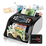 Jubula MV-300 Geldzählmaschine für gemischte Geldscheine | UV/MG/MT/IR/DD usw. | Sicher | Exakt | EUR USD GBP | Banknotenzähler | Geldzähler | Banknotenzählmaschine | Geldscheinzähler