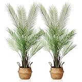 Kazeila Künstliche Pflanzen Groß Areca Palme 120cm...