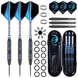 WayArrival 3er Set Steel-Dartpfeile - 24g Dartpfeile mit Metallspitze, Perfekt für Profis und Anfänger