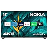 Nokia 65 Zoll (164 cm) 4K UHD Fernseher Smart Android TV (DVB-C/S2/T2, Netflix, Prime Video, Disney+) - UN65GV320I -2023