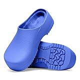 Birkenstock Super-Birki Clogs, mit wärmender Mikrofaser Einlegesohle in Ultra Blue (EU Schuhgrößensystem, Erwachsene, Herren, Numerisch, M, 40)