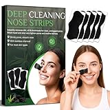HuakChai Mitesserentferner Stripes, 80 Stück Mitesser Entfernen mit Aktivkohle, Mitesser Entfernen und Zum Freimachen verstopfter Poren, Geeignet für Alle Hauttypen, für Männer und Frauen