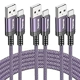 USB Typ C Kabel, [3Pack1M 1M 2M] Typ C Ladekabel, USB C Schnellladekabel für Samsung Galaxy S23 S22 S21 S20 S10 S9 S8 Plus,Note 20/10/9/8,M31 M30s M20,A72 A71 A70 A52 A51 A50,Huawei P60/50/40/30