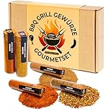 Premium Grillgewürzset, 5 BBQ Gourmet Gewürze mit...