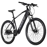 Adore Alu E-MTB Hardtail 27,5' Raccoon E-Bike Schwarz 250 Watt Li-Ion 36V/14 Ah/504 Wh 24 Gänge