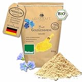 800 g BIOLAND Leinsamenmehl GOLD | aus 100% deutscher, goldener Leinsaat | Goldleinmehl frisch gemahlen. Vegan. Low Carb & Keto geeignet. Protein- & Ballaststoffreich. Regional.