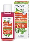 tetesept Muskel-Entspannung Bad – Gesundheitsbad mit ätherischen Ölen – Entspannender Badezusatz nach körperlicher Anstrengung – 1 x 125 ml