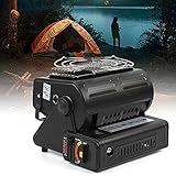 Gasheizung, Tragbarer Gasstrahler Heizung 1300W Gas Heizstrahler Gasheizer Heizgerät für Outdoor Zelten Wohnwagen Camping