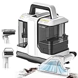 ZHJOPP Tragbarer Teppichreiniger mit starker Saugkraft für Haustierflecken, Polster, Teppiche, Matratzen, Autositze und Vorhänge