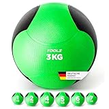 TOOLZ 3 kg Medizinball für effektives Krafttraining - Medicine Ball für das Schnellkraft-, Explosivkraft- und Kraftausdauertraining - 1-7 kg