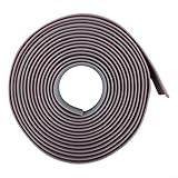 Weiche Wandecke für Zierleisten, 6 m Tischkante, TPE-Innensockelleiste, schützt Wände, Selbst-Kollisionsstreifen für Schutz, Formung von Außenecken (grau)