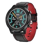 HCPQQ GHL DT78 Smartwatch Uomo E Donna Intelligente Orologio Braccialetto Fitness Activity Tracker Dispositivo Indossabile Impermeabile Frequenza Cardiaca Smartwatch (C)