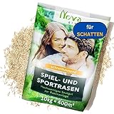 Premium Rasensamen Schattenrasen schnellkeimend Frühling 10kg = 400m² | dürreresistent, robust, tiefgrün | Ideal für Rasen Reparatur, Rasen Nachsaat, Neuansaat