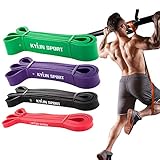 Fitnessbänder Widerstandsbänder Set, Klimmzug Theraband Resistance Bands, Gymnastikband für Krafttraining Crossfit, Trainingsband Gummiband Fitness Band Sport Gummi Bänder Yoga Workout