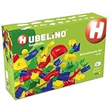 Hubelino 420381 - 128-teiliges Bahnelemente Set Kugelbahn, Kompatibel