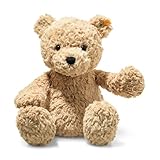 Steiff Kuscheltier Teddy Jimmy hellbraun 40 cm, Soft Cuddly Friends, kuscheliges Stofftier für Jungen, Mädchen & Babys, Kuscheltier ab 0 Monaten, Plüschtier Teddybär