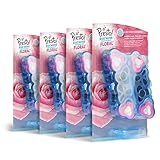 Amazon-Marke: Presto! Toilettenstein Floral, 6-in-1, färbt das Wasser blau, Blumig, 8er-Pack (4 Packungen zu je 2 Stück)