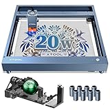 xTool D1 Pro Laser Graviermaschine mit RA2 Pro, 20W Leistungsstarker Laser Cutter DIY Lasergraviermaschine, 120W Laser Engraver und Laser Gravur für Holz und Metall, Bastelpapier, Acryl, Leder