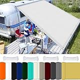 Sonnensegel 0.6 x 3.5 m 98% UV Schutz Sonnensegel für Sandkasten mit Ösen Und Kordel,Ohne Bohren für Balkon Terrasse Garten Camping, Weiß