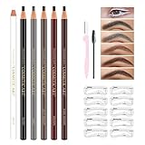 Freeorr 6Pcs Pull Cord Peel-off Augenbrauenstift Tattoo Make-up und Microblading Supplies Set zum Markieren, Füllen und Gliedern, langlebig Permanent Eyebrow Pencil…