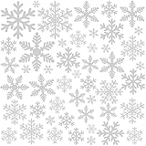 156 Weihnachten Fensterbilder, Schneeflocken Fensterdeko...