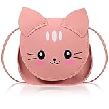 TENDYCOCO Umhängetasche Für Mädchen Katzenohren Umhängetasche Handtasche Umhängetasche Handtasche Aus Pu-Leder Für Mädchen