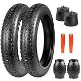ZUKKA 2er-Pack E-Bike Reifen 26x3.0 Mantel 76-559 Plus 2er-Pack Schlauch 26x3.0 kompatibel Elektro-fahrräderreifen und schlauche