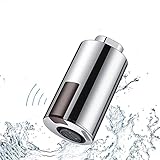 MOSINITTY Wasserhahn Sensor, USB-Ladegerät wassersparender Sensor berührungsloser automatischer Wasserhahn, Infrarot-Sensor-Adapter für Küche, Badezimmer Restaurant Schulen