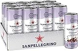 Sanpellegrino San Pellegrino Creazioni Granatapfel & Schwarze Johannisbeere Kalorienarme Limonade 33 Kalorien pro Dose 12er Pack (12 x 330ml) Einweg-Dosen