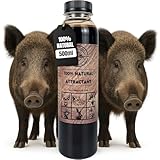 1 Einheit 500 ml SCHWARZWILD LOCKMITTEL und BUCHENHOLZTEER. Verwendet für suhlengold und marder lockmittel I Nützlich für holzteer und anisöl jagd I Lockmittel schwarzwild deer hunter buchenteer.