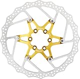 Reverse Bremsscheibe 180mm 6-Loch Alu/Stahl Gold