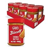 Lotus Biscoff Brotaufstrich - [8x] 400g Classic Lotus Biscoff Creme - Karamellgeschmack - vegan - ohne Zusatz von Aromen und Farbstoffen