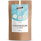 Magnesiumcitrat Pulver | 150 g Beutel | hohe Verträglichkeit & Bioverfügbarkeit | Nerven & Muskeln & Elektrolyte | hochwertige Qualität aus Österreich