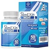 SlimEXin® NIGHT BURN EXTREM Stoffwechsel - Kapseln mit hochwertigen natürlichen Inhaltsstoffen für Frauen + Männer, 12 gramm