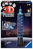 Ravensburger 3D Puzzle 11149 - Taipei 101 Night Edition - leuchtet im Dunkeln - das Financial Center und Wahrzeichen von Taipeh als LED beleuchtetes 3D Modell für Puzzlefans ab 8 Jahren