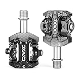 CXWXC Fahrradpedale, SPD Pedale mit 3 Abgedichtete Lager Aluminiumlegierung Klickpedale für MTB Trekking Bike Rennrad
