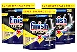 Finish Ultimate All in 1 Citrus Spülmaschinentabs Super Sparpack 3 x 105 Finish Caps