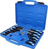 BRILLIANT TOOLS BT034012 Schraubendreher-Satz mit Schlagkappe, 12-tlg [Powered by KS TOOLS]