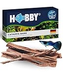 HOBBY Aquaristik Catappa Bark I 12 Stück I Seemandelbaumrinde für Aquarien I fördert Vitalität und Wohlbefinden von Fischen und Garnelen I natürlicher Wasserzusatz für Süßwasseraquarien
