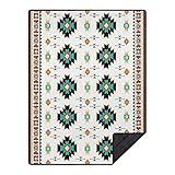 Boho-Picknickdecke, wasserdicht, faltbar, 152,4 x 203,3 cm, tragbar, doppellagig, für Outdoor, Reisen, Camping, Picknick, Rucksackreisen, Wandern, Strand, Picknick-Zubehör