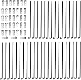 Ruikcoll 38 Stück Mountainbike Spoke Mit Speichen Nippel, Fahrrad Speichen, Geeignet für Fahrräder, Mountainbikes (Schwarz, 260mm)