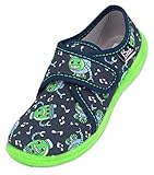 Beck Unisex Kinder Robots Hausschuh, Dunkelblau, 27 EU