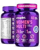 Multivitamin Kapseln hochdosiert für Frauen – A-Z Komplex mit Vitamin B6, Eisen, Zink & Vitex – 60 vegane Kapseln – Premium Multivitamin – All in One Vitamine für Frauen (1 Pack)
